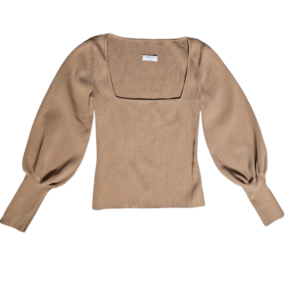 Babaton Constant Carmel Gideon Sculpt Sweater Size M - Picture 3 of 9